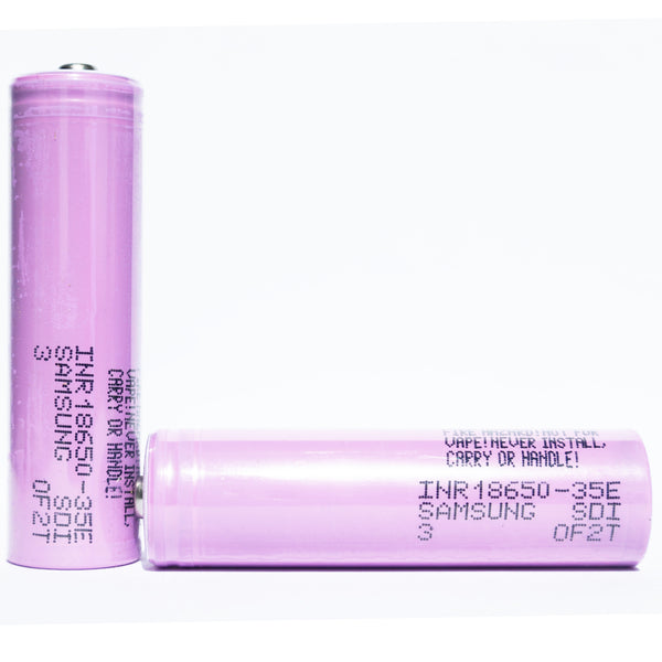 Samsung 35E 18650 3500mAh 8A - Button Top Battery