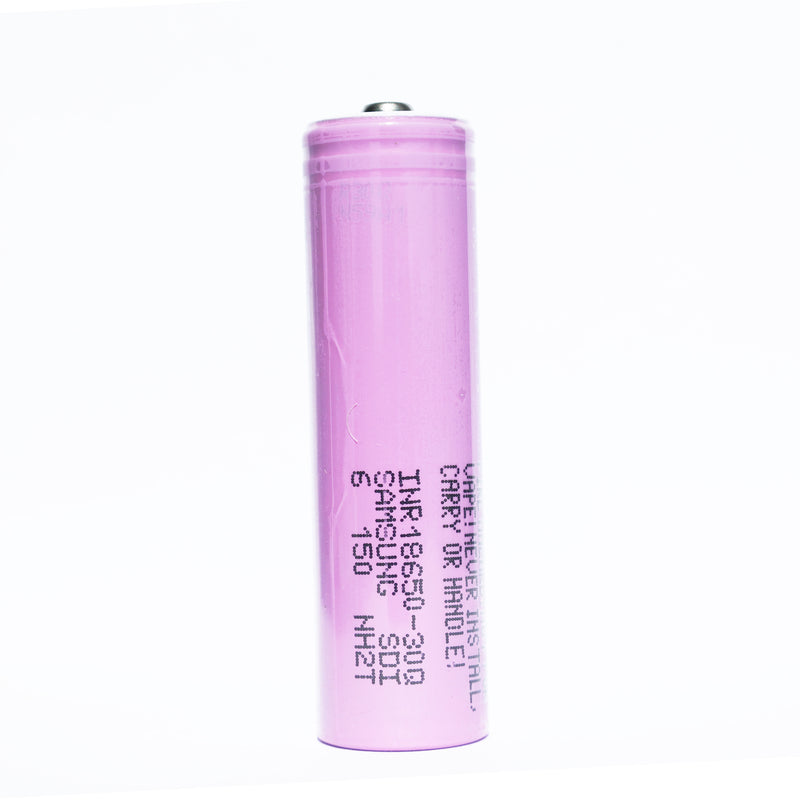 Samsung 30Q 18650 3000mAh 15A - Button Top Battery