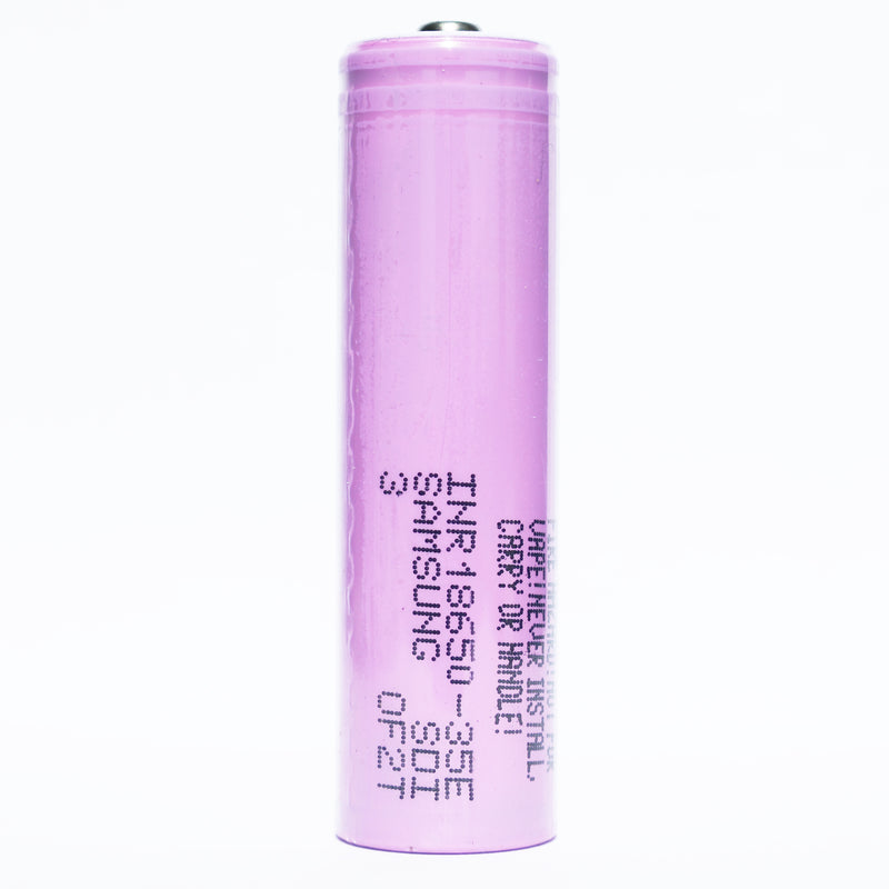 Samsung 35E 18650 3500mAh 8A - Button Top Battery