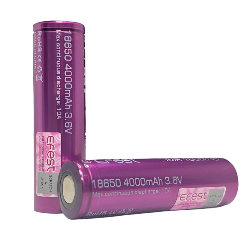 Efest 18650 4000mAh 10A IMR Battery