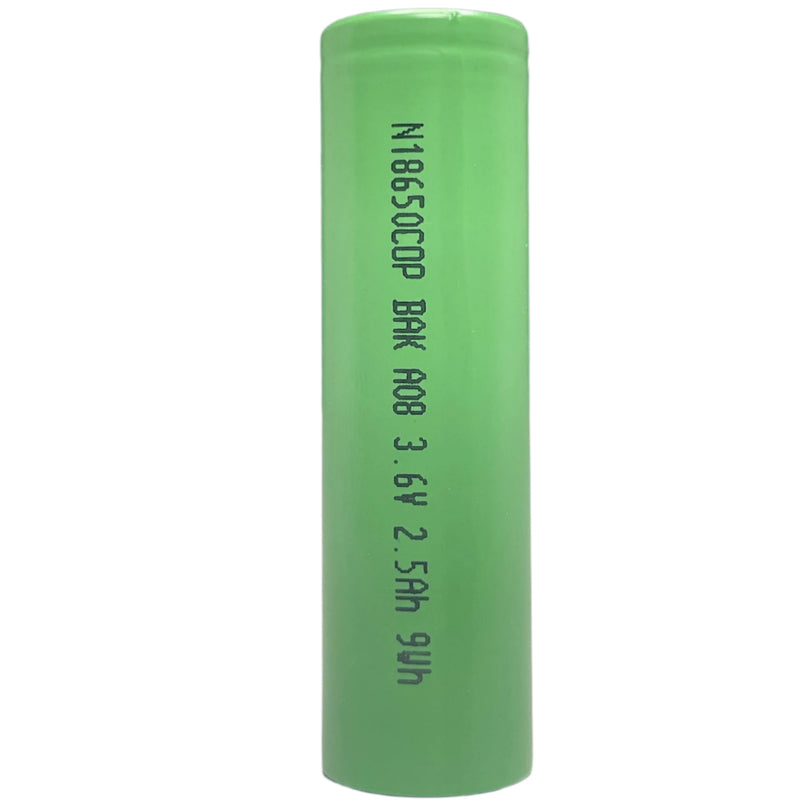 BAK N18650COP 18650 2500mAh 30A Battery