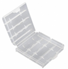 14500 (AA) Battery Carrying Case - 4x 14500 (AA)  - Clear
