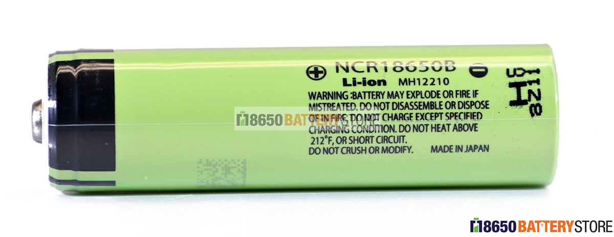 Panasonic NCR18650B Button Top 3400mAh 4.9A Battery - 18650 Battery Store